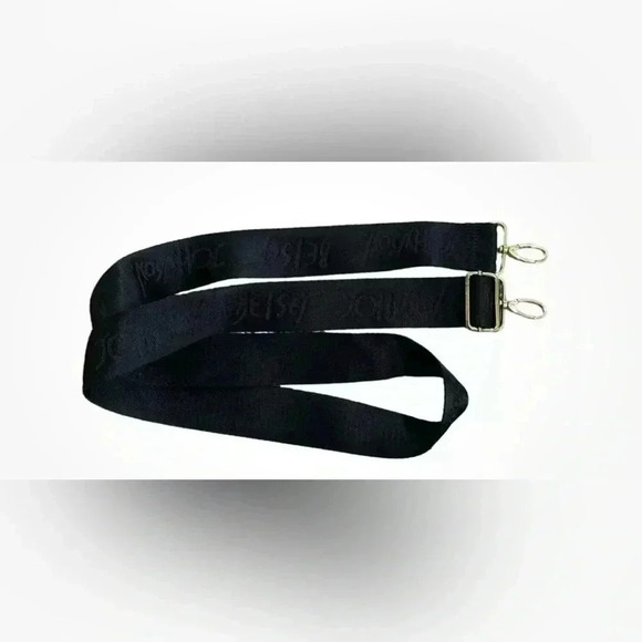 Betsy Johnson Replacement Crossbody Strap Black with Gold hardware Purse Strap - Picture 3 of 11